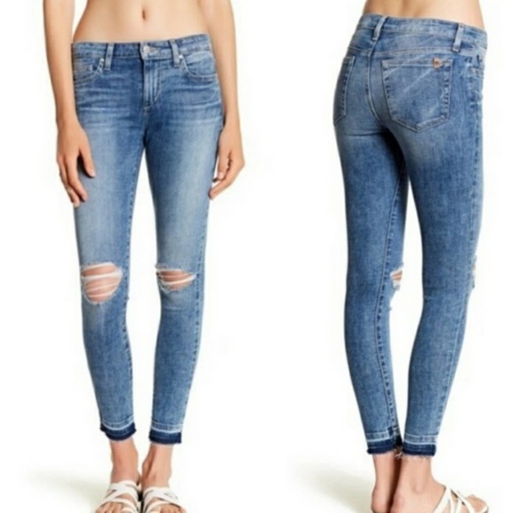 Joe's Jeans Denim - Joe's Jeans Distressed Released Hem Skinny jeans